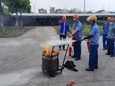 Beite steel pipe held fire drills