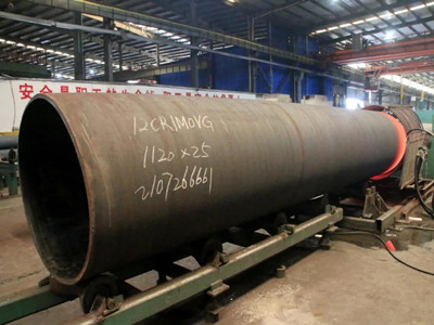 Smooth delivery of 12Cr1MoVG large-diameter seamless pipe